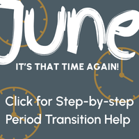 It’s that time again! Period Transition.